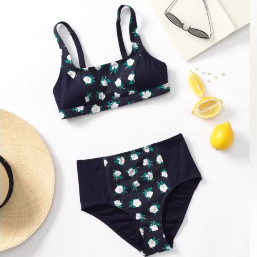Lands End Floral Bikini Set